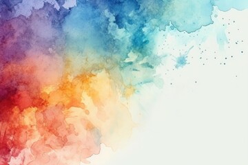 Vibrant watercolor illustration for your designs