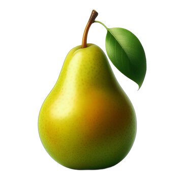 pear islolated on transparent background, png