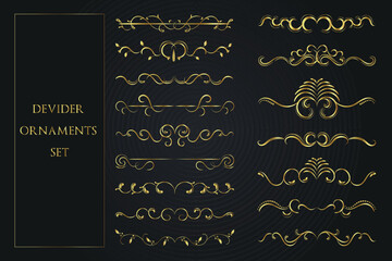 Floral logo ornamental elements mega collection decoration pack