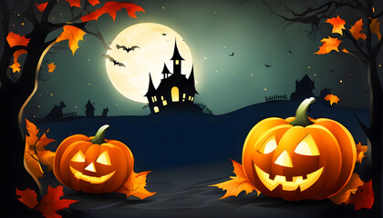 halloween background idea design decoration