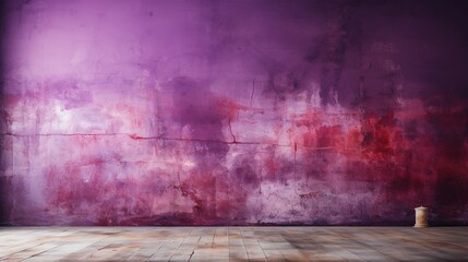 Purple Grunge Wall Texture Background