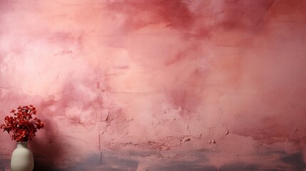 Salmon Pink Plaster Wall Texture Background