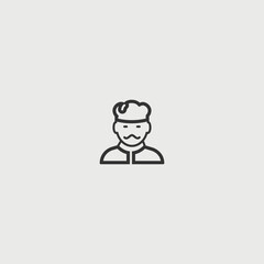 Chef vector icon illustration sign