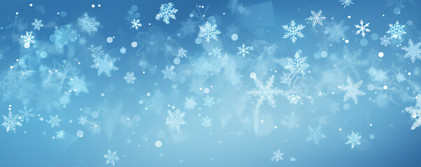 abstract background, snowflakes, snow, winter, christmas, holidays, celebrations - obrazy, fototapety, plakaty