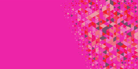  Multicolored abstract Triangle background with variety of triangular shapes and colors, triangles or concave with Copy space 