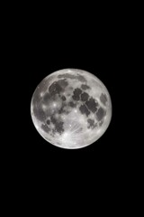 full moon close-up shining moon