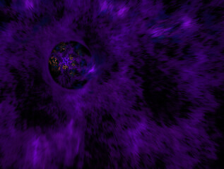 Imaginatory fractal abstract background Image