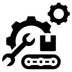 Production Foundation Glyph Icon