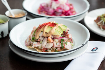 Tostada de pulpo