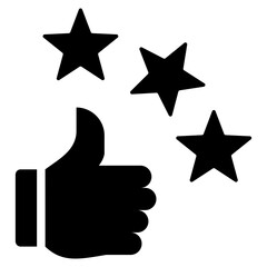 Appreciation Glyph Icon