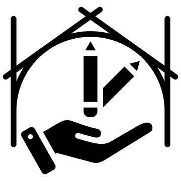 Quantity Surveyor Glyph Icon