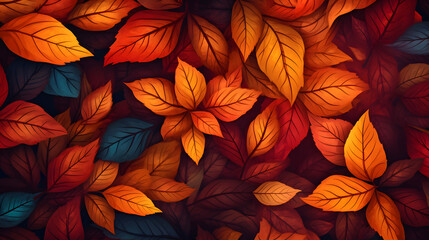 Obraz premium autumn leaves background