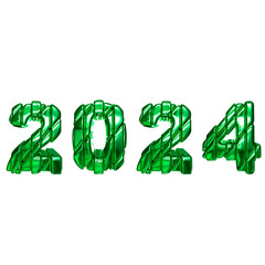 2024 new year 3d