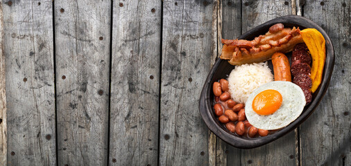 Bandeja paisa, main traditional Colombian dish