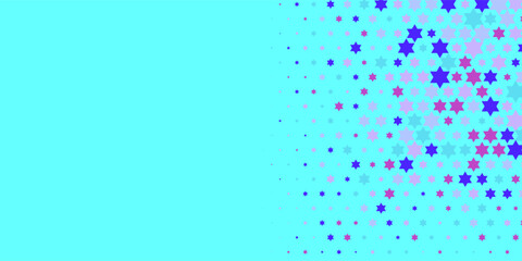 Colorful stars Abstract Illustration background beautiful banner with copy space