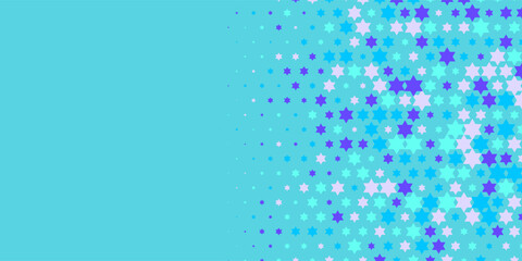 Colorful stars Abstract Illustration background beautiful banner with copy space