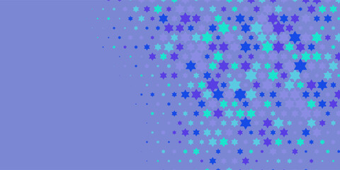 Colorful stars Abstract Illustration background beautiful banner with copy space