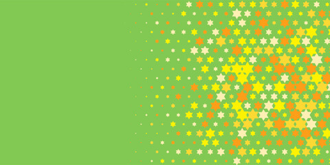 Colorful stars Abstract Illustration background beautiful banner with copy space
