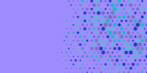 Colorful stars Abstract Illustration background beautiful banner with copy space