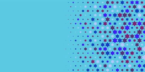 Colorful stars Abstract Illustration background beautiful banner with copy space