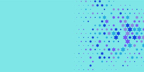 Colorful stars Abstract Illustration background beautiful banner with copy space