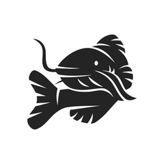 catfish logo template Isolated. Brand Identity. Icon Abstract Vector graphic