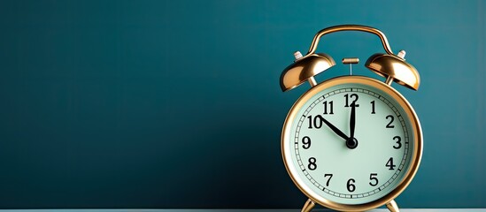 Old blue clock found at flea market