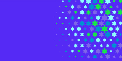 Colorful stars Abstract Illustration background beautiful banner with copy space