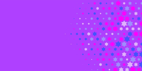 Colorful stars Abstract Illustration background beautiful banner with copy space