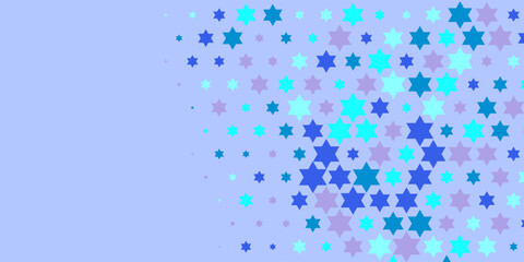 Colorful stars Abstract Illustration background beautiful banner with copy space