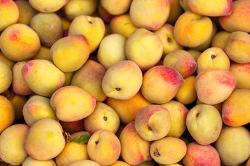 yellow wild peach fruit background 