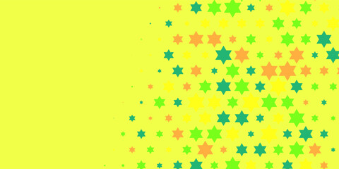 Colorful stars Abstract Illustration background beautiful banner with copy space