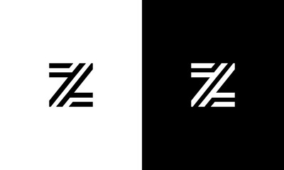 Fototapeta premium vector flat z letter logo collection very suitable for direct use in clip art designs, stickers, banners, posters, business consulting, social media sharing or presentations
