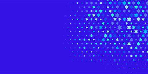 Colorful stars Abstract Illustration background beautiful banner with copy space