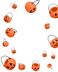 halloween background with pumpkins