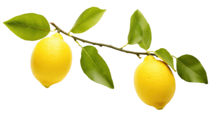 lemon tree with leaves