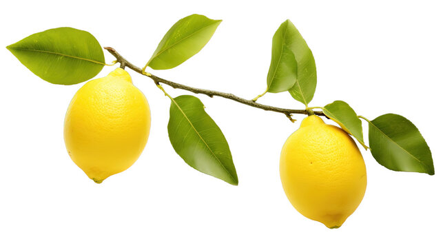 lemon tree with leaves