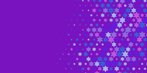 Colorful stars Abstract Illustration background beautiful banner with copy space