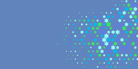 Colorful stars Abstract Illustration background beautiful banner with copy space