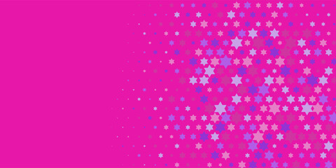 Colorful stars Abstract Illustration background beautiful banner with copy space