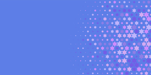 Colorful stars Abstract Illustration background beautiful banner with copy space