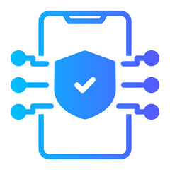 protection gradient icon