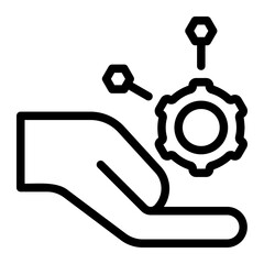 management line icon