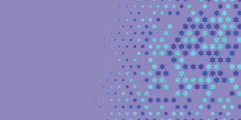 Stars wide banner Two Color Abstract Illustration background beautiful wallpaper of colorful multi sizes stars