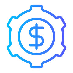 money gradient icon