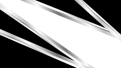 Abstract black silver technology design background illustration. Overlap line stripe background design.