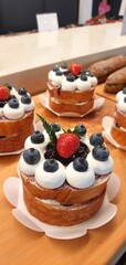 cake with fruits