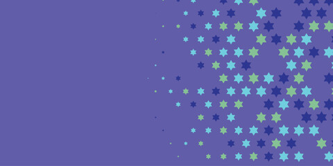 Stars wide banner Two Color Abstract Illustration background beautiful wallpaper of colorful multi sizes stars