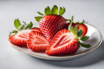Fresh Strawberry close-up photography