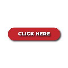 Click Here Button with pointer clicking. Web button set. Click button. Clicking the icon. Action button click here with click cursor. Vector illustration.